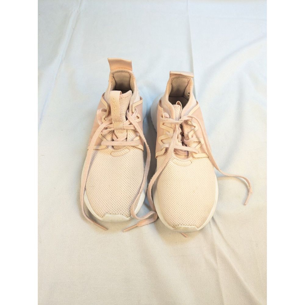 Adidas Tubular Womens Running Shoes Sneakers Size 6.5 Pink Lace BY2122